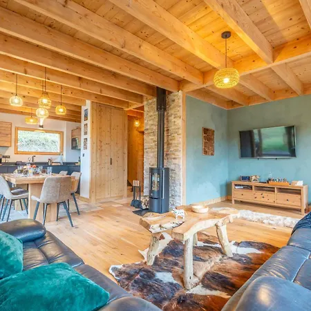 Chalet Cosy Et Neuf, 5 Min Des Stations De Ski, Poele A Bois * Saint-Jean-de-Sixt