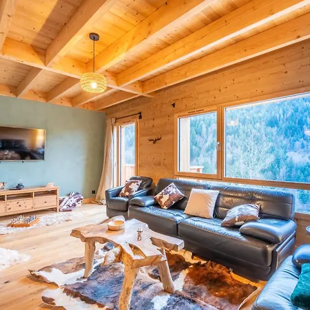 Chalet Cosy Et Neuf, 5 Min Des Stations De Ski, Poele A Bois